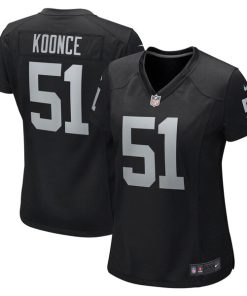 Malcolm Koonce Las Vegas Raiders Nike Women's Game Jersey - Black