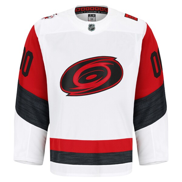 Carolina Hurricanes Away Authentic Pro Custom Jersey - White/Black - Image 6
