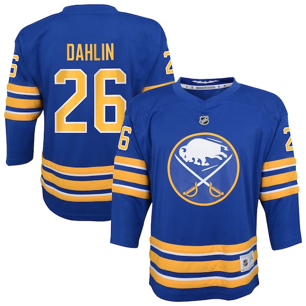 Rasmus Dahlin Buffalo Sabres Youth Home Replica Player Jersey - Royal/Navy - Image 2