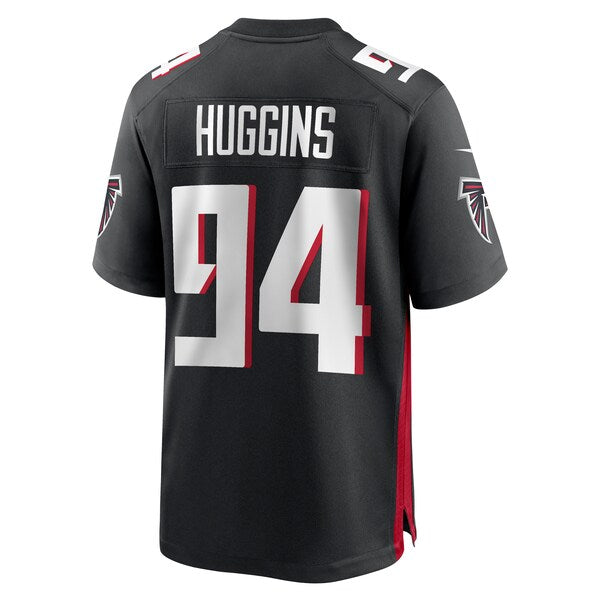 Albert Huggins Atlanta Falcons Nike Team Game Jersey - Black - Image 3