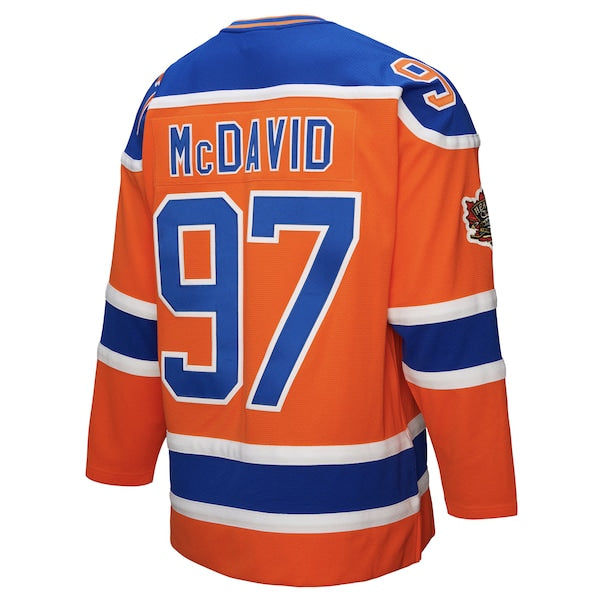 Connor McDavid Edmonton Oilers Power Play Jersey - Orange - Image 3