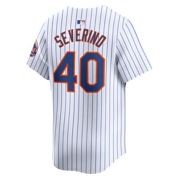 Luis Severino New York Mets Nike Home Limited Player Jersey?ยจC White - Image 3