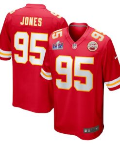 Chris Jones Kansas City Chiefs Nike Super Bowl LVIII Game Jersey - Red