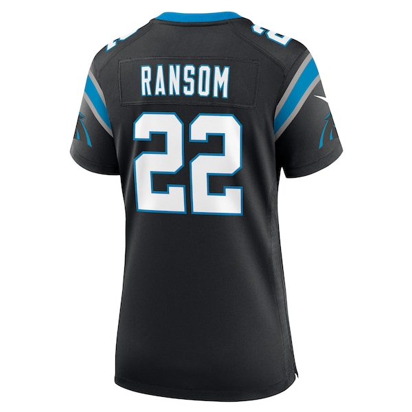 Lathan Ransom Carolina Panthers Nike Women's Team Game Jersey - Black - Image 3