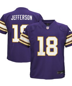Justin Jefferson Minnesota Vikings Nike Toddler Alternate Game Jersey - Purple
