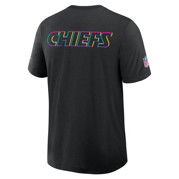 Kansas City Chiefs Nike Tall 2025 NFL Crucial Catch Tri-Blend Dri-FIT T-Shirt - Black - Image 5