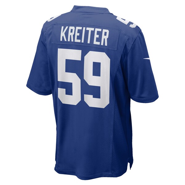 Casey Kreiter New York Giants Nike Team Game Jersey - Royal - Image 3