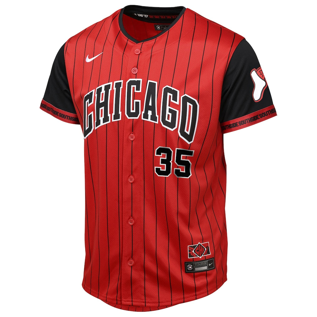Frank Thomas Chicago White Sox Youth 2025 City Connect Limited Player Jersey - Red/Black - Image 3
