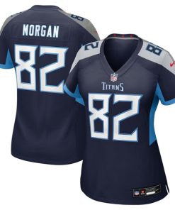 Alternative view of Stanley Morgan Tennessee Titans Nike Women's Team Game Jersey -  Navy