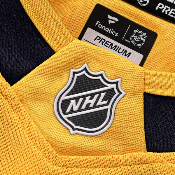 Nashville Predators Home Premium Custom Jersey - Gold/White - Image 6