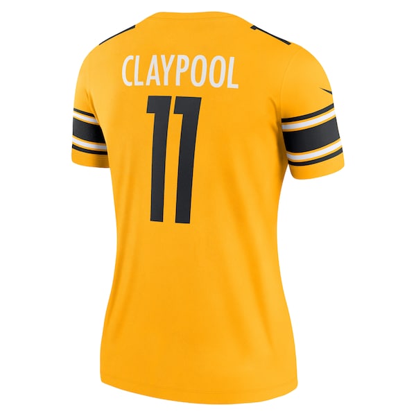 Chase Claypool Pittsburgh Steelers Nike Women's Inverted Legend Game Jersey - Gold - Image 3
