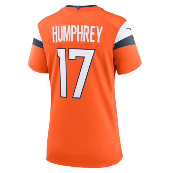 Lil'Jordan Humphrey Denver Broncos Nike Women's Team Game Jersey - Orange - Image 3