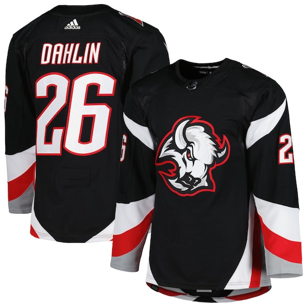 Rasmus Dahlin Buffalo Sabres adidas Alternate Primegreen Authentic Player Jersey - Black