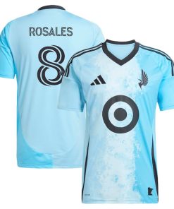 Joseph Rosales Minnesota United FC adidas 2025 CONVERGENCE Replica Player Jersey - Blue