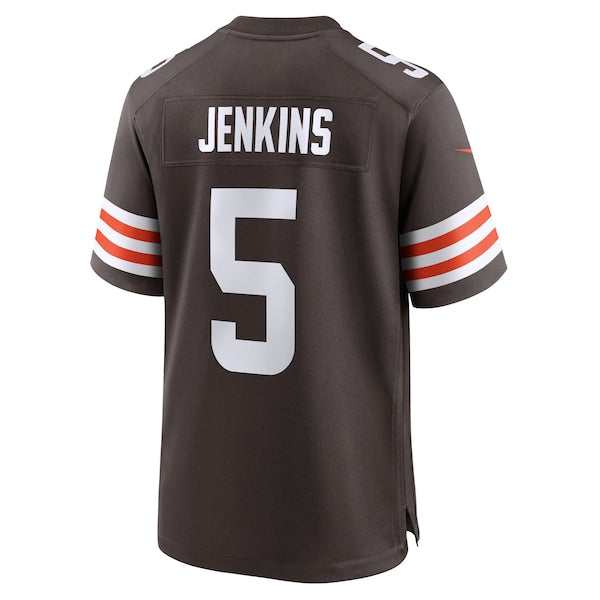 Rayshawn Jenkins Cleveland Browns Nike Team Game Jersey - Brown - Image 3