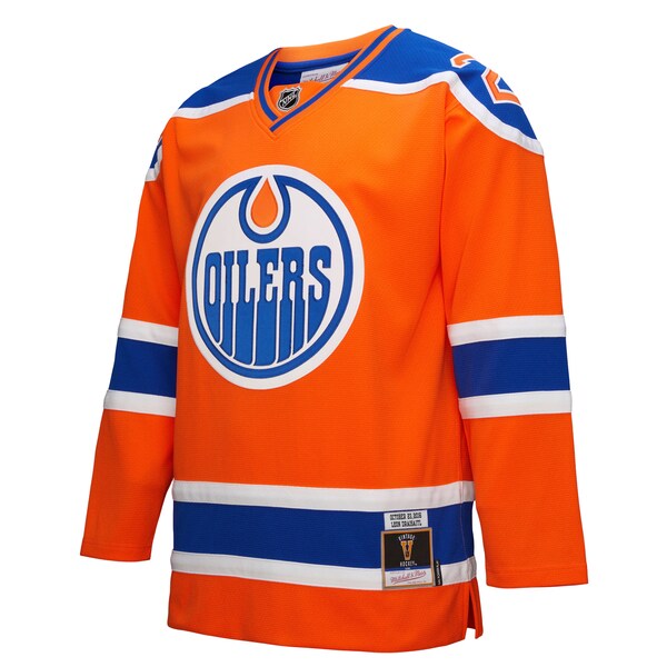 Leon Draisaitl Edmonton Oilers Power Play Jersey - Orange - Image 2