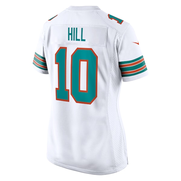 Tyreek Hill Miami Dolphins Nike Women's Alternate Game Jersey - White/Aqua - Image 4