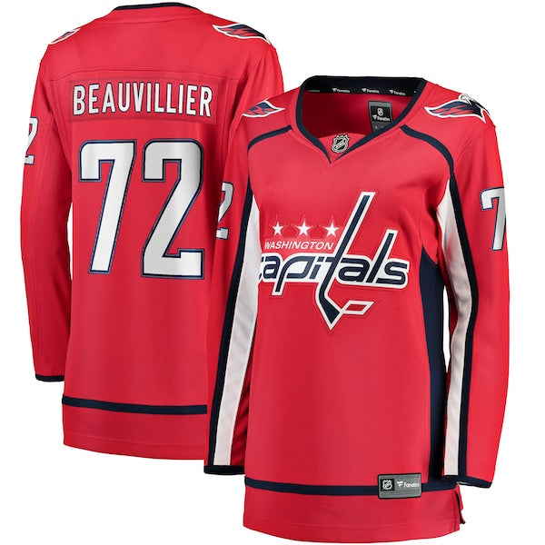 Anthony Beauvillier Washington Capitals Women's Home Breakaway Player Jersey - Red