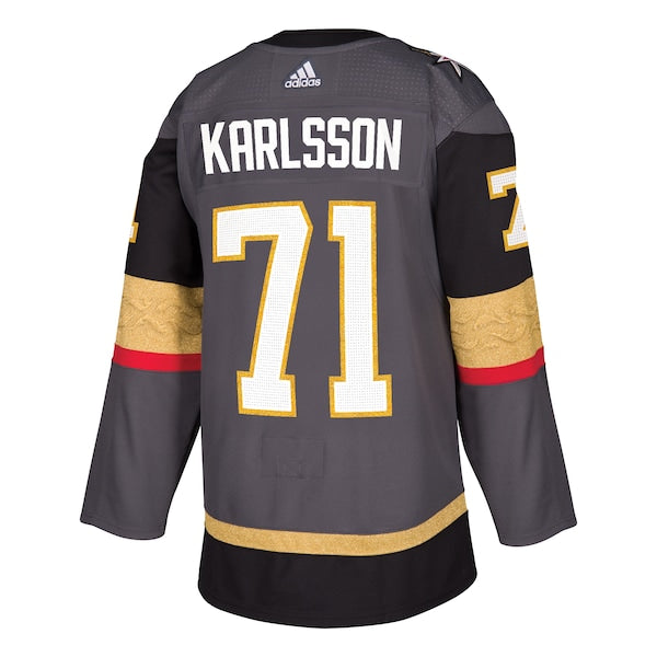 William Karlsson Vegas Golden Knights adidas Alternate Authentic Player Jersey - Gray - Image 3