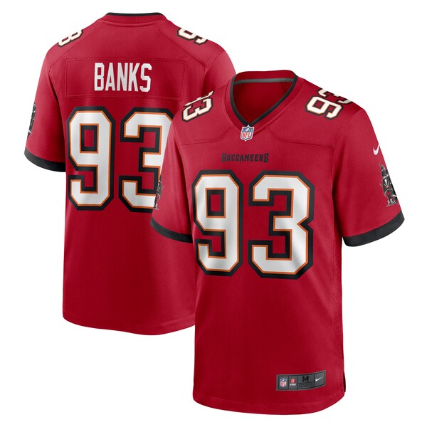 Eric Banks Tampa Bay Buccaneers Nike Game Jersey - Red