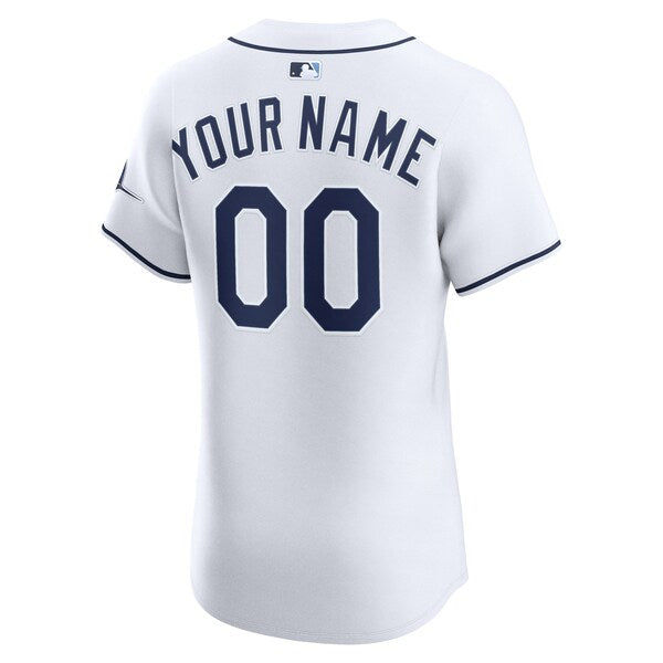 Tampa Bay Rays Nike Home Elite Custom Jersey - White - Image 3