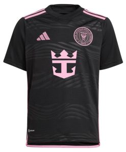 Alternative view of Inter Miami CF adidas Youth 2024 La Noche Replica Custom Jersey - Black