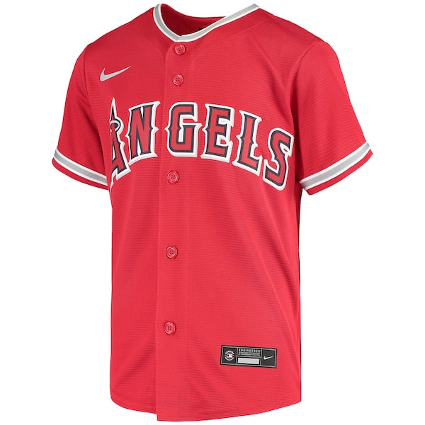Anthony Rendon Los Angeles Angels Nike Youth Alternate Replica Player Jersey - Red - Image 2