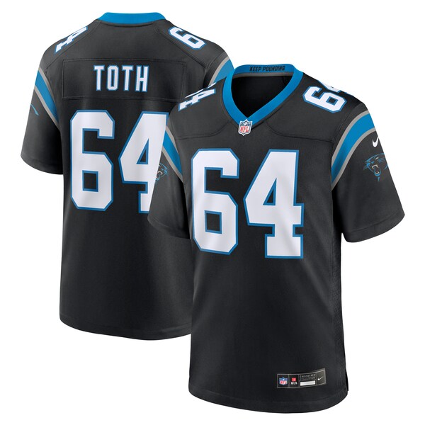 Brett Toth Carolina Panthers Nike Game Jersey - Black
