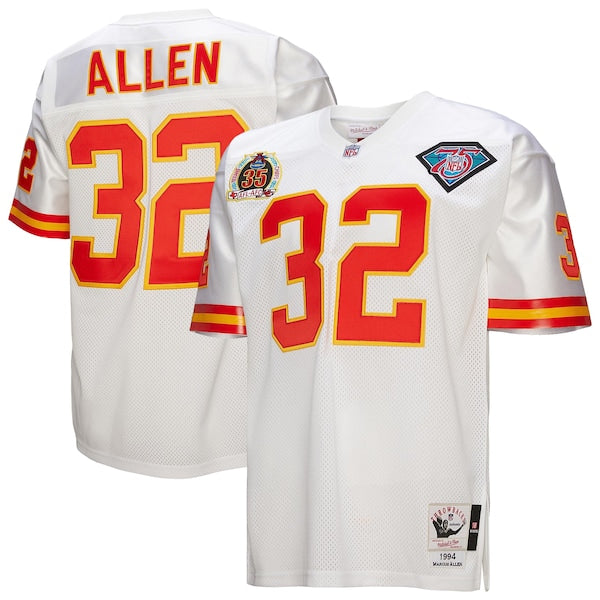 Marcus Allen Kansas City Chiefs 1994 Authentic Throwback Retired Player Jersey - White - Image 2