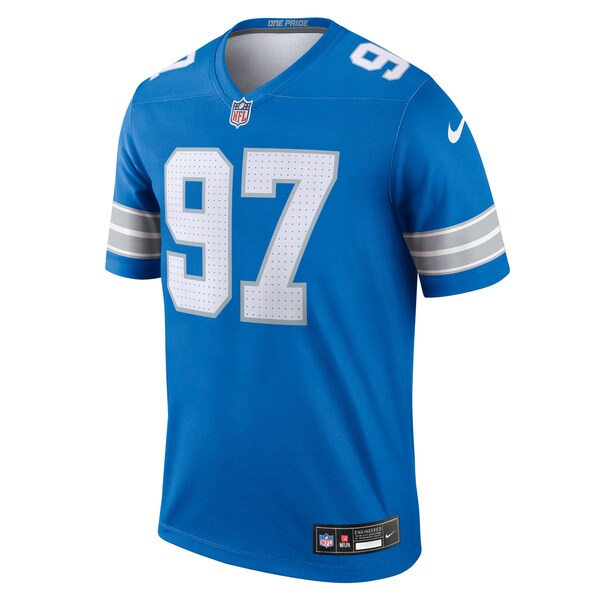 Aidan Hutchinson Detroit Lions Nike Legend Jersey - Blue - Image 3