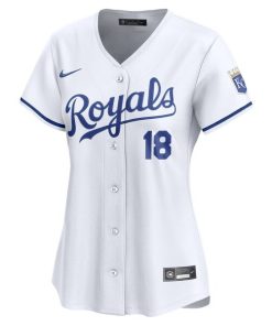 Alternative view of Mike Yastrzemski Kansas City Royals Nike Women's Home Limited Player Jersey - White