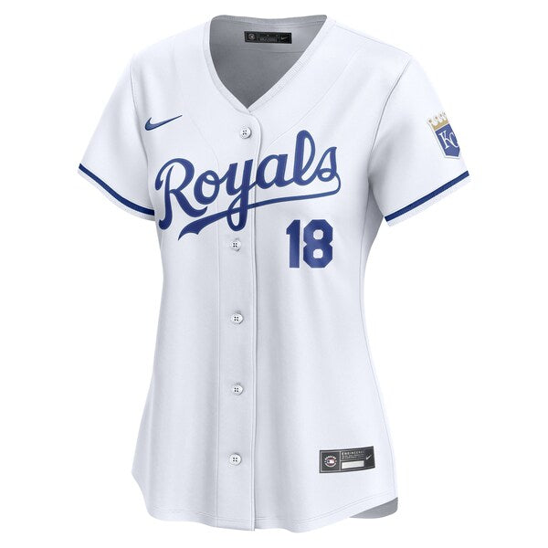 Mike Yastrzemski Kansas City Royals Nike Women's Home Limited Player Jersey - White - Image 2