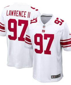 Dexter Lawrence II New York Giants Nike Game Player Jersey - White/Royal
