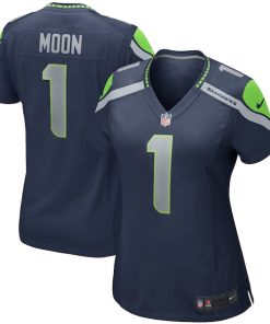 Warren Moon Seattle Seahawks Nike Women's Game Retired Player Jersey - College Navy/Royal