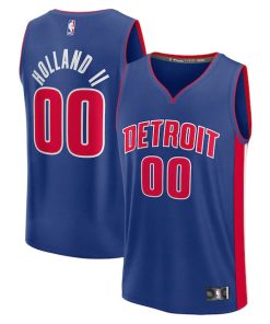 Ron Holland II Detroit Pistons  Youth Fast Break Replica Player Jersey - Icon Edition - Blue