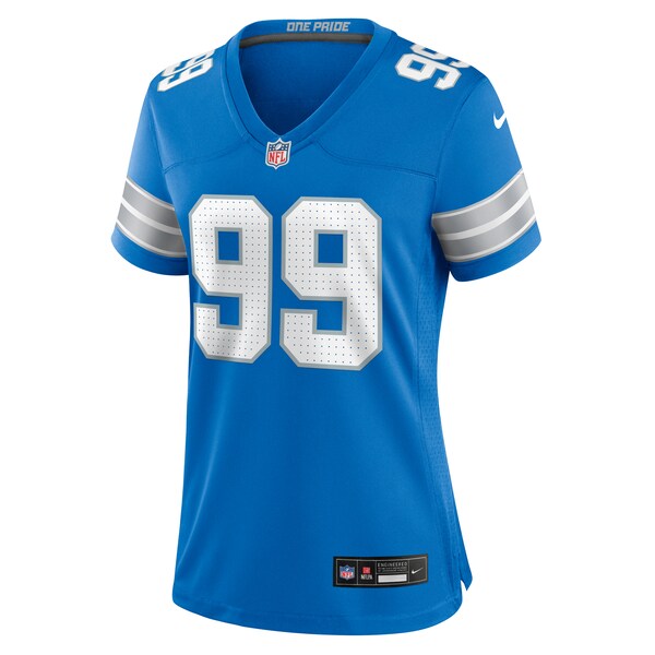 Brodric Martin Detroit Lions Nike Women's Team Game Jersey - Blue - Image 3