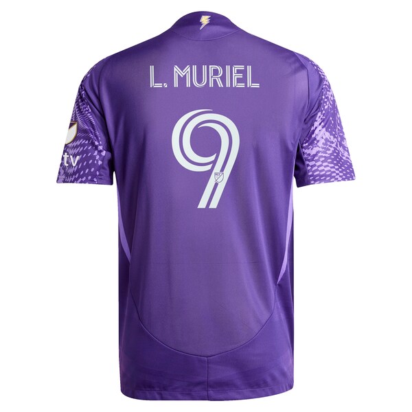 Luis Muriel Orlando City SC adidas 2025 Perfect Storm Authentic Player Jersey - Purple - Image 3