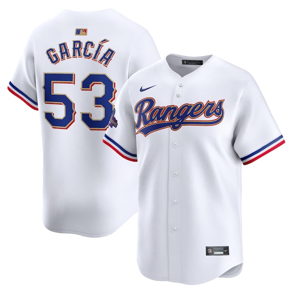 Adolis Garcia Texas Rangers Nike 2024 Gold Collection Limited Player Jersey?ยจC White