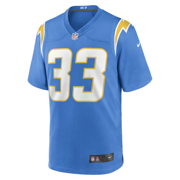 Deane Leonard Los Angeles Chargers Nike Game Player Jersey - Powder Blue - Image 2