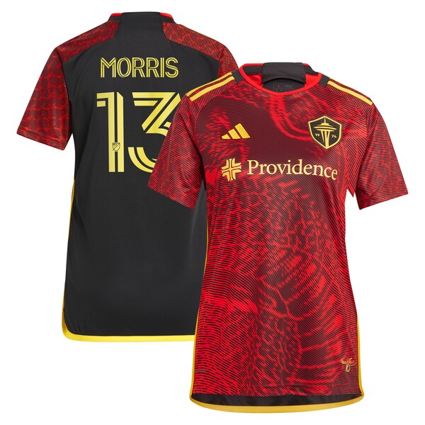 Jordan Morris Seattle Sounders FC adidas Women's 2024 The Bruce Lee Kit Replica Player Jersey?ยจC Red