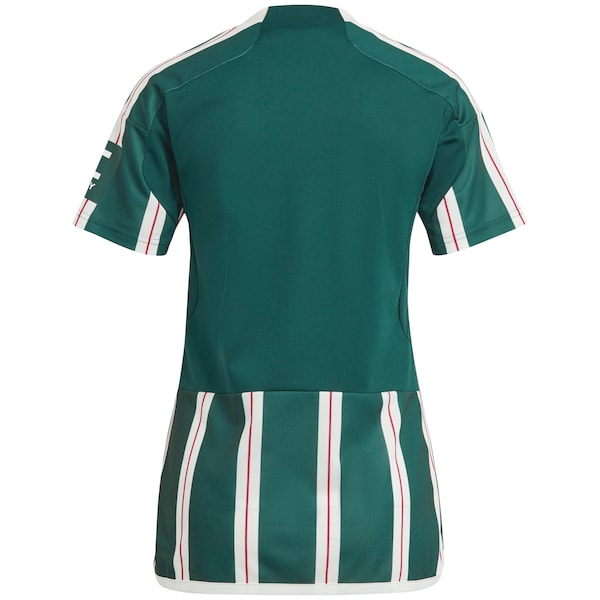 Manchester United adidas Women's 2023/24 Away Replica Jersey - Green - Image 3