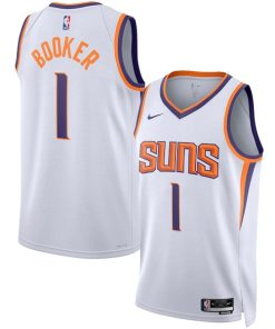 Devin Booker Phoenix Suns Nike Unisex Swingman Jersey - Association Edition - White/Purple