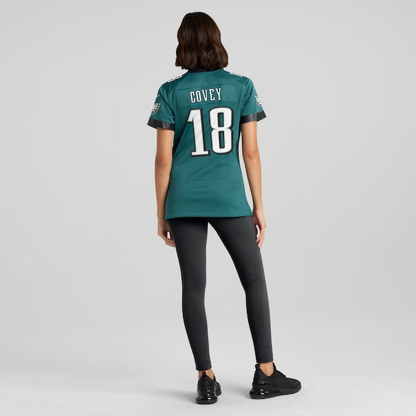Britain Covey Philadelphia Eagles Nike Women's Team Game Jersey - Midnight Green - Image 3
