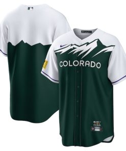 Colorado Rockies Nike City Connect Replica Team Jersey - Green