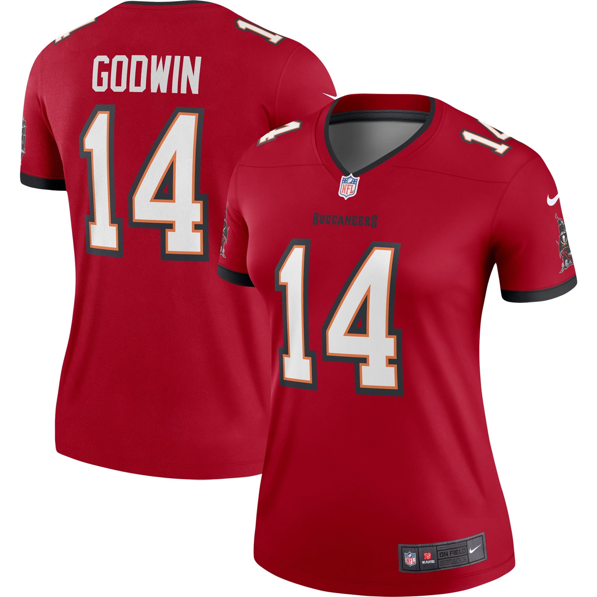 Chris Godwin Tampa Bay Buccaneers Nike Women's Alternate Legend Jersey - Pewter/Red - Image 6