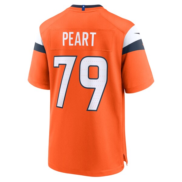 Matt Peart Denver Broncos Nike Team Game Jersey - Orange - Image 3