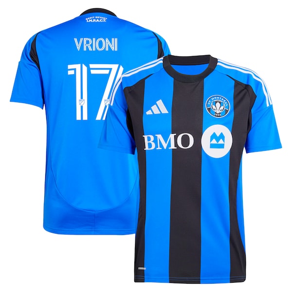 Giacomo Vrioni CF Montreal adidas 2025 Montr¨¦al Original Replica Player Jersey - Blue