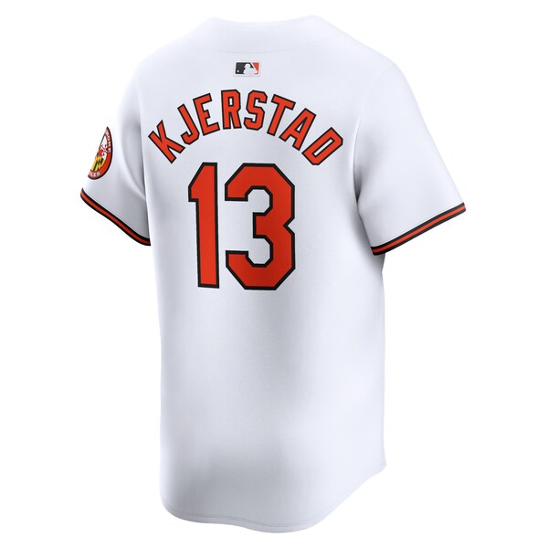 Heston Kjerstad Baltimore Orioles Nike Home Limited Player Jersey - White - Image 3