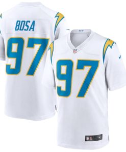 Alternative view of Joey Bosa Los Angeles Chargers Nike Game Jersey - White/Navy