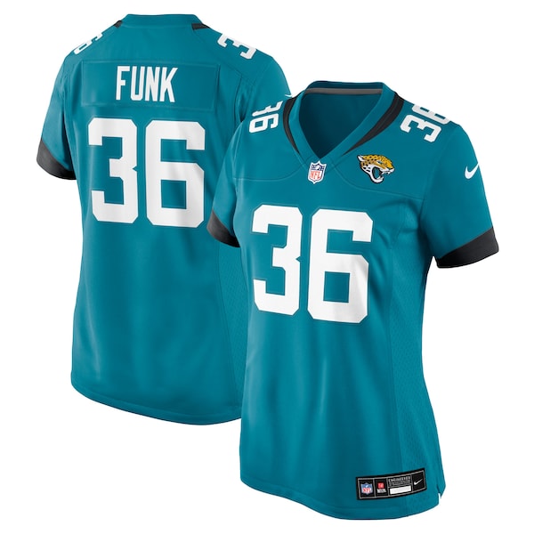 Jake Funk Jacksonville Jaguars Nike Women's Team Game Jersey - Teal